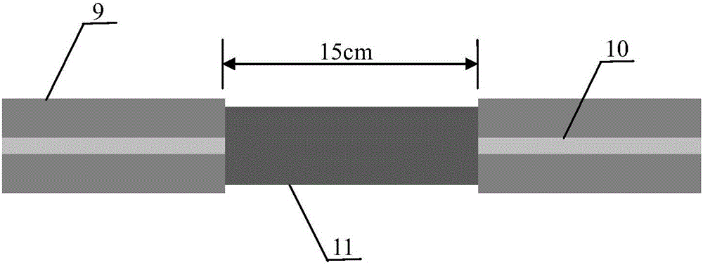 Air salinity monitoring method and device based on coreless optical fiber inner cavity sensing