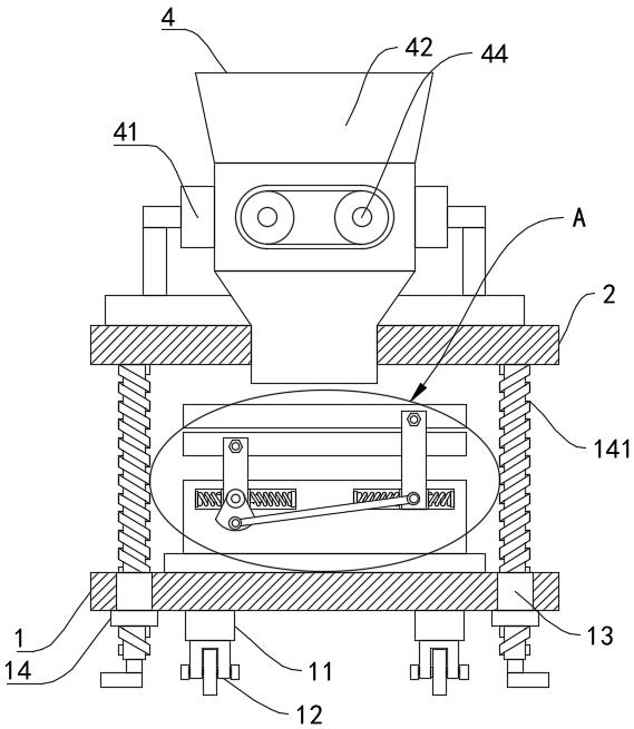 Crushing and sorting treatment equipment for waste building structures