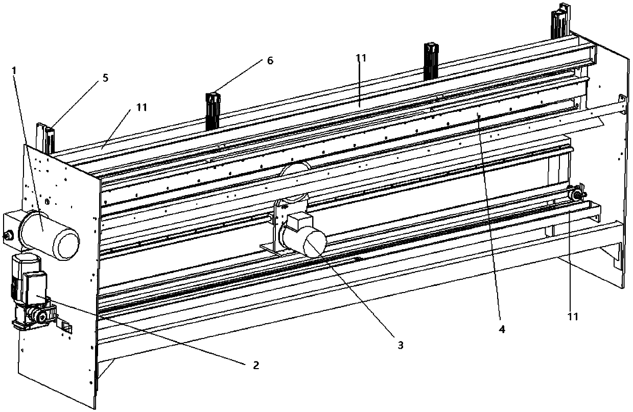 Electric control device and electric control system of simple independent cutting box