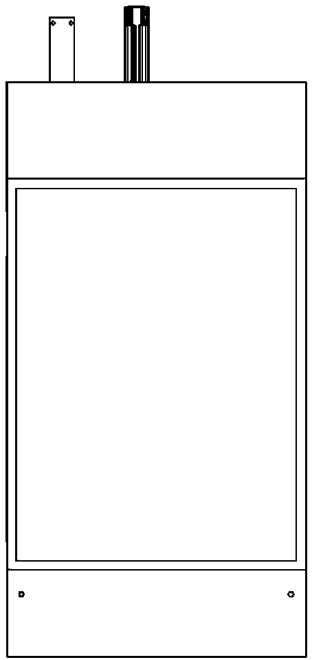 Electric control device and electric control system of simple independent cutting box