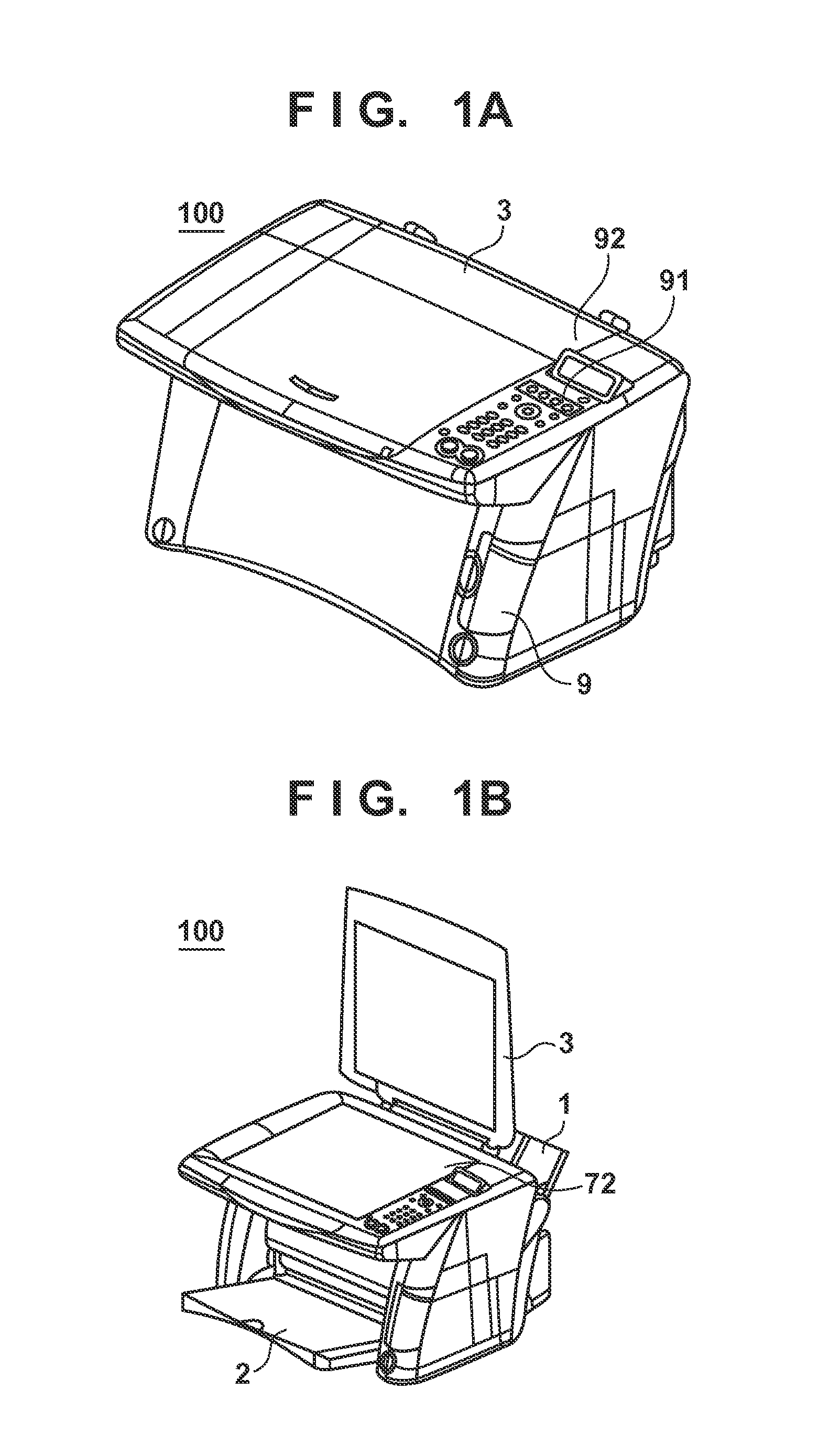 Electric device and printing apparatus using the same