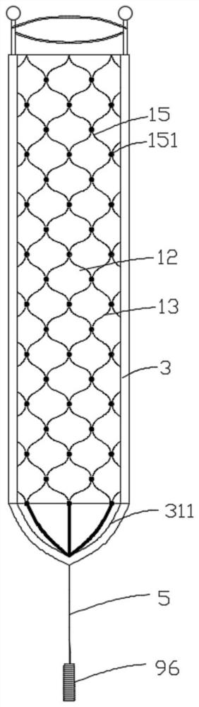 Protection system with stem-leaf-imitated structure