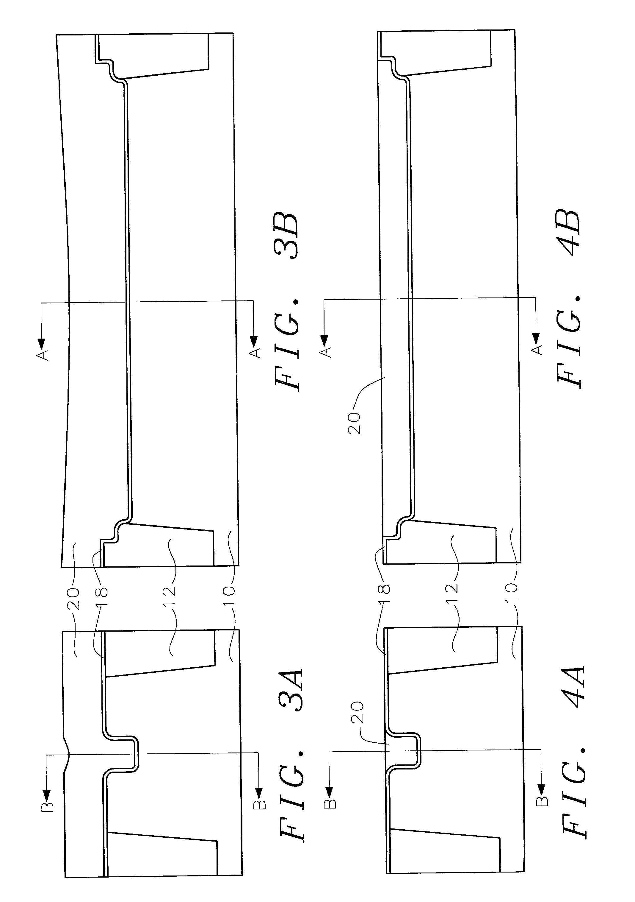 Process flow for a performance enhanced MOSFET with self-aligned, recessed channel