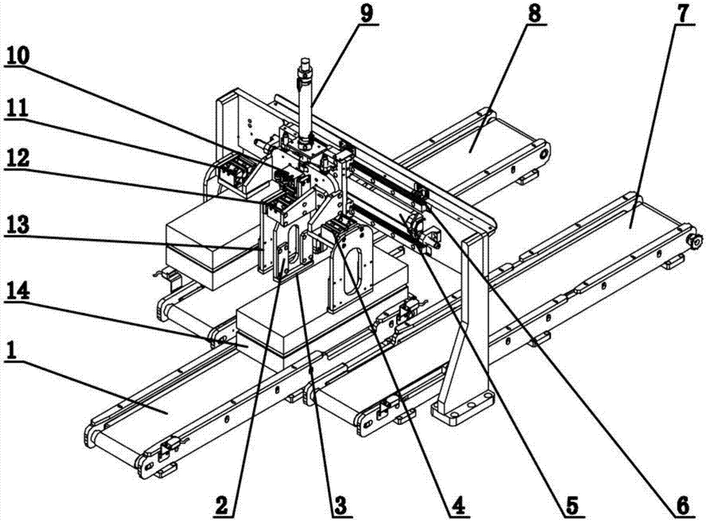 Efficient and simple material dividing mechanism