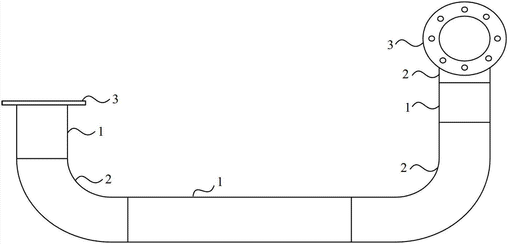 Welding method of variable manifold for locomotive