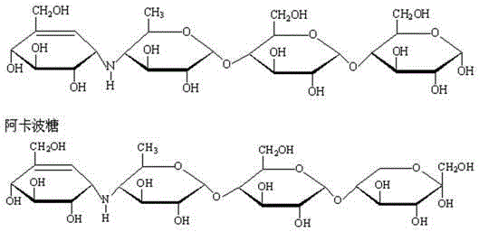 Method for purifying acarbose from acarbose-containing solution