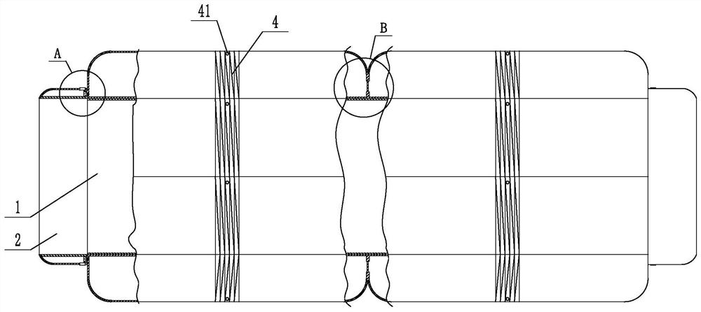 Skin wound pressurization healing device