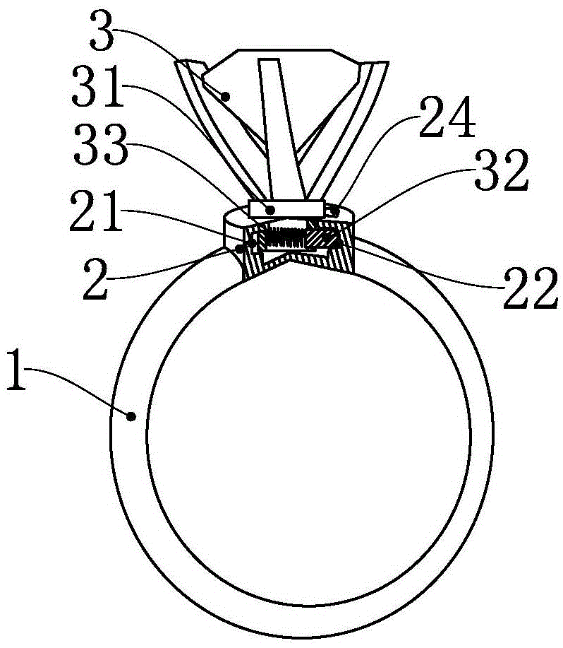 Combined ring with replaceable ring surface