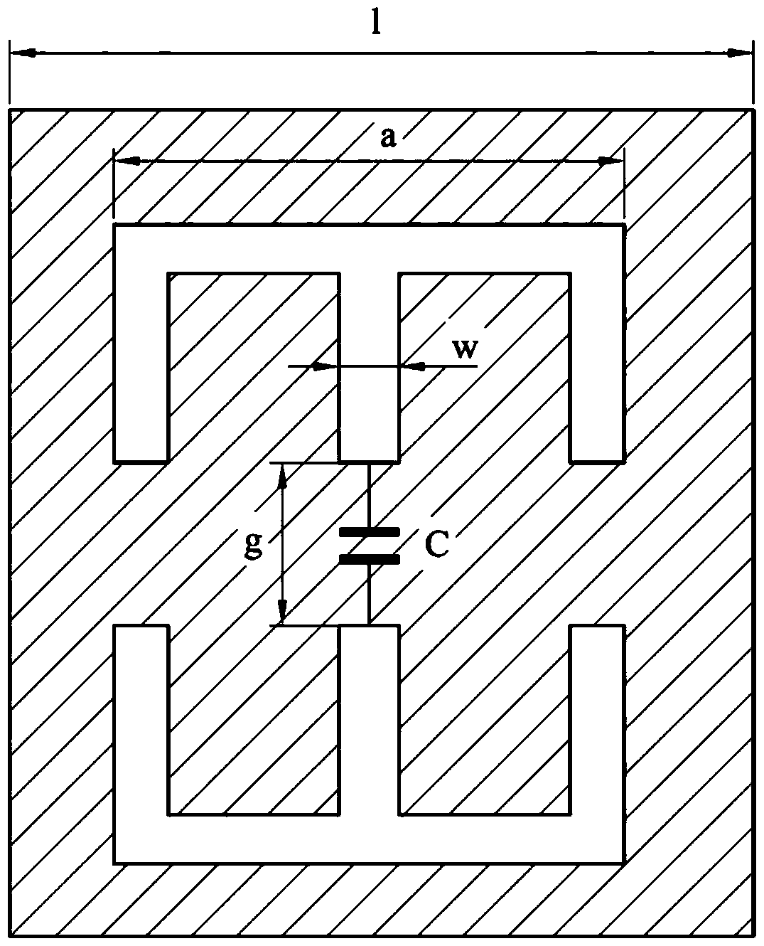 An artificial structural material for electronically controlling radiation frequency and its manufacturing method