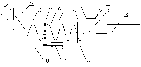 A device for drying plant fibers