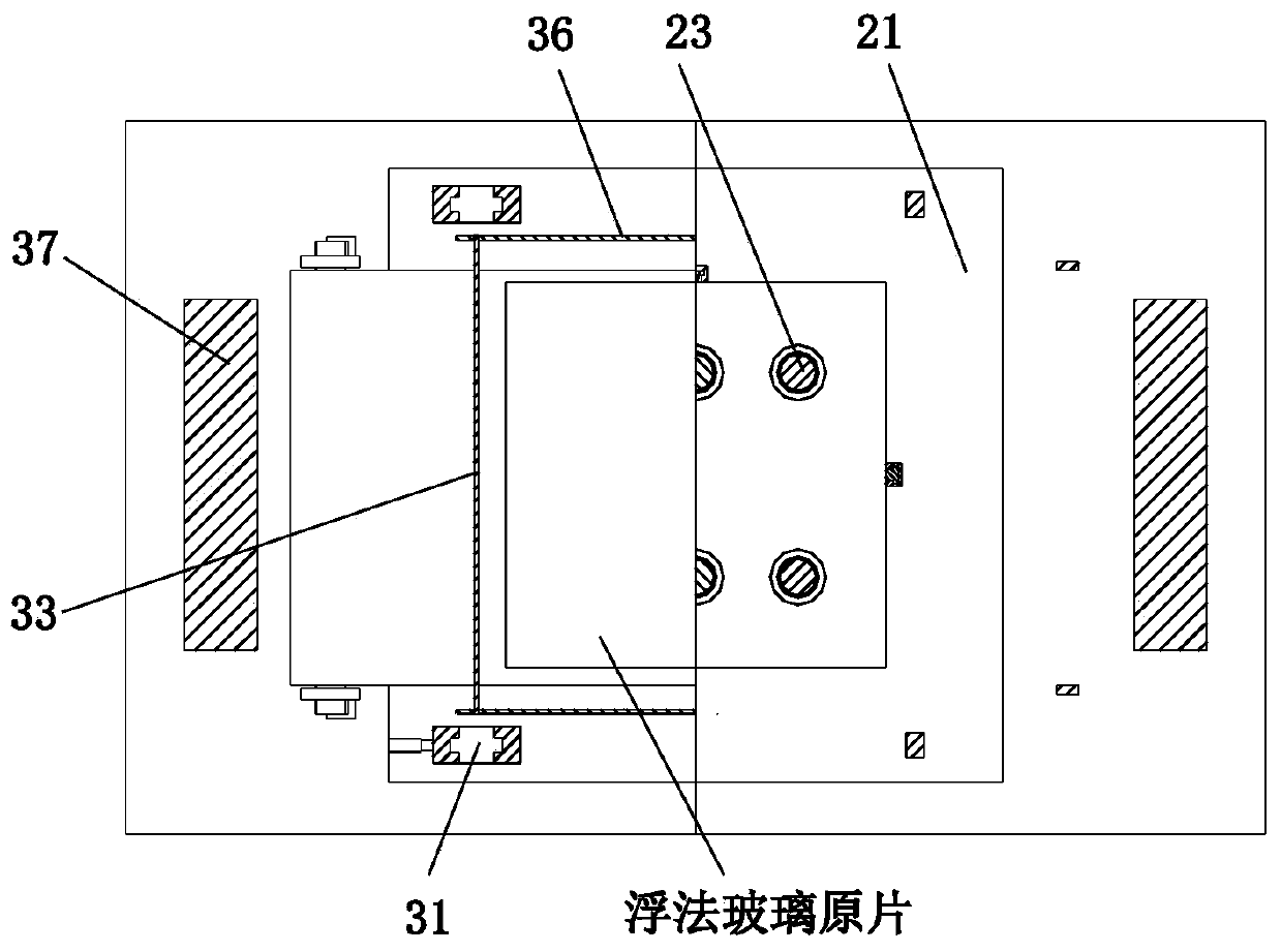 Method for producing laminated glass by using raw float glass sheet