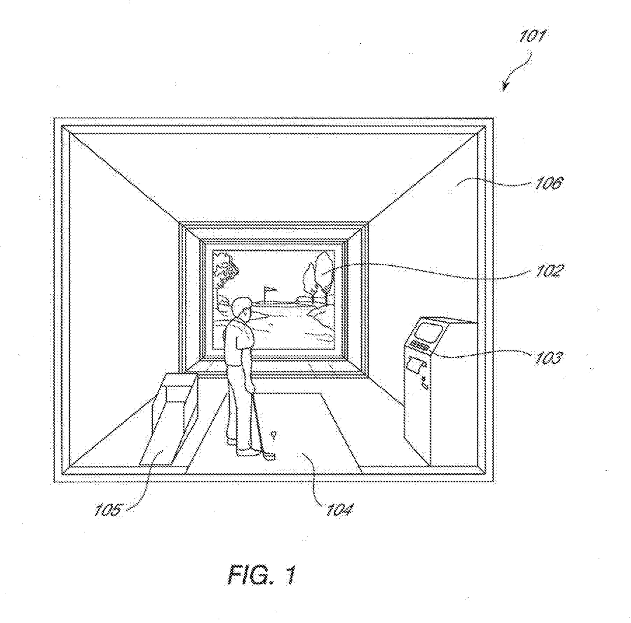 Method and apparatus for simulated golf