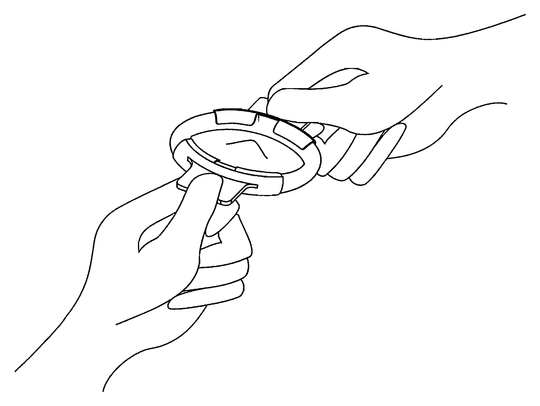 Method and device for unpacking a condom