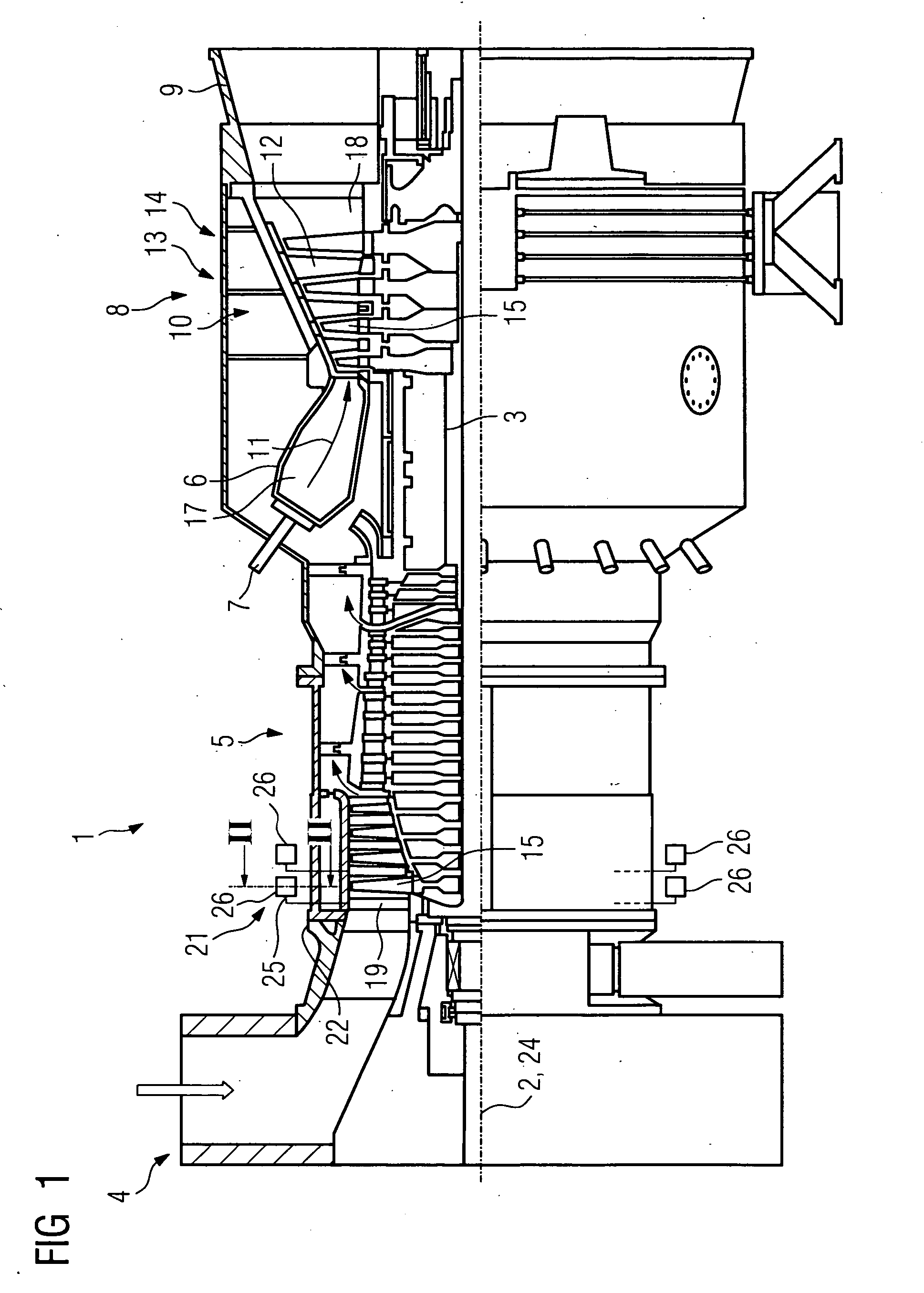Device for support of an adjusting ring which encompasses at a distance a circular blade carrier