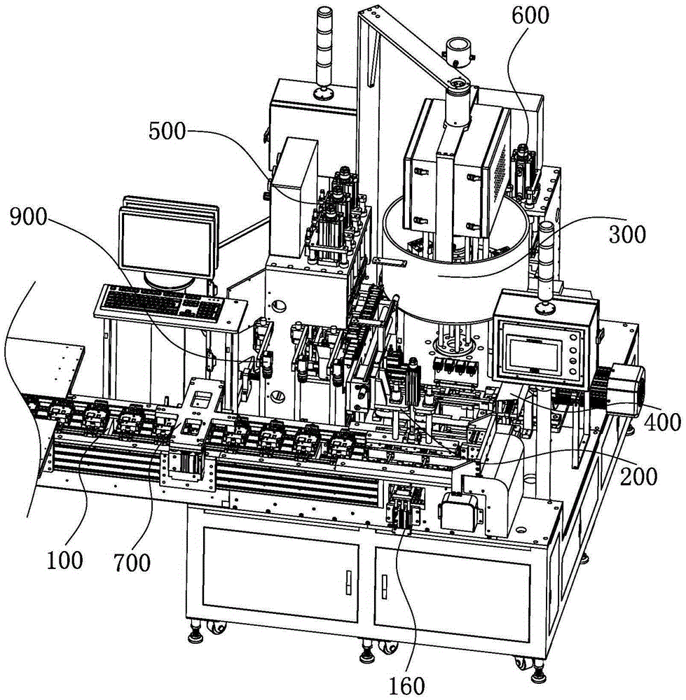 Square battery packaging machine