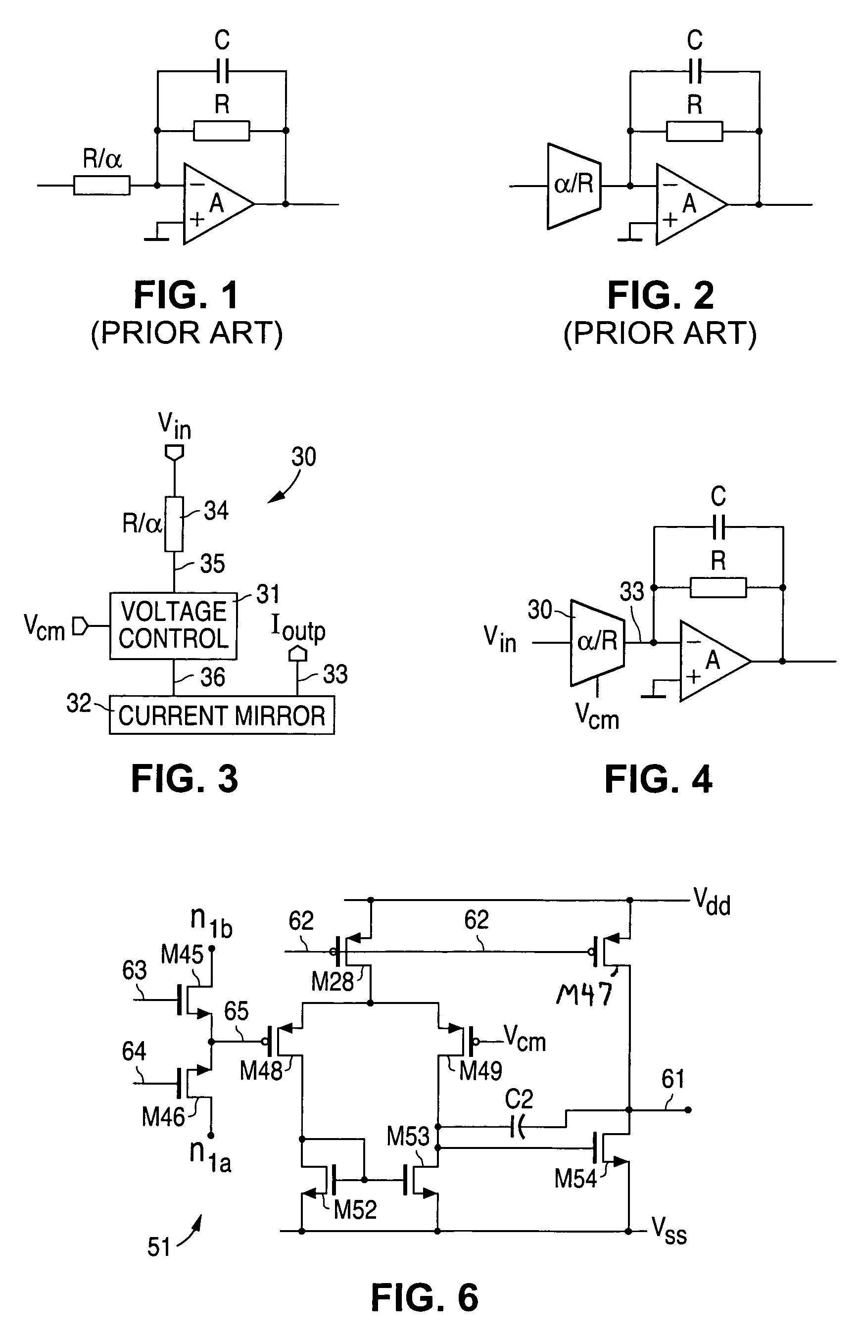 Low-complexity active transconductance circuit