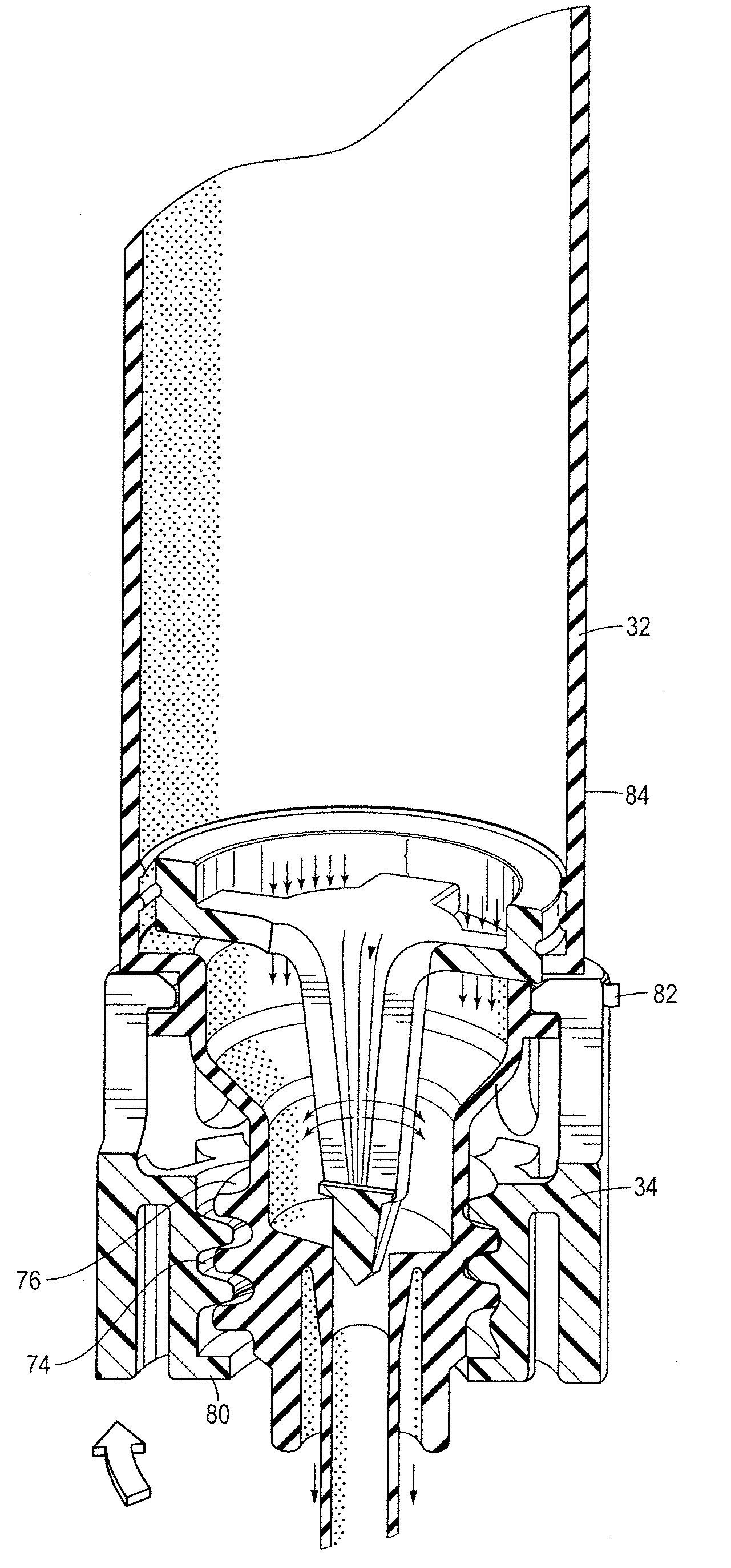 Drip chamber with flow control