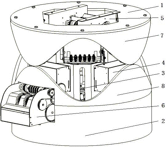 Rotary paper currency automatic sorting device