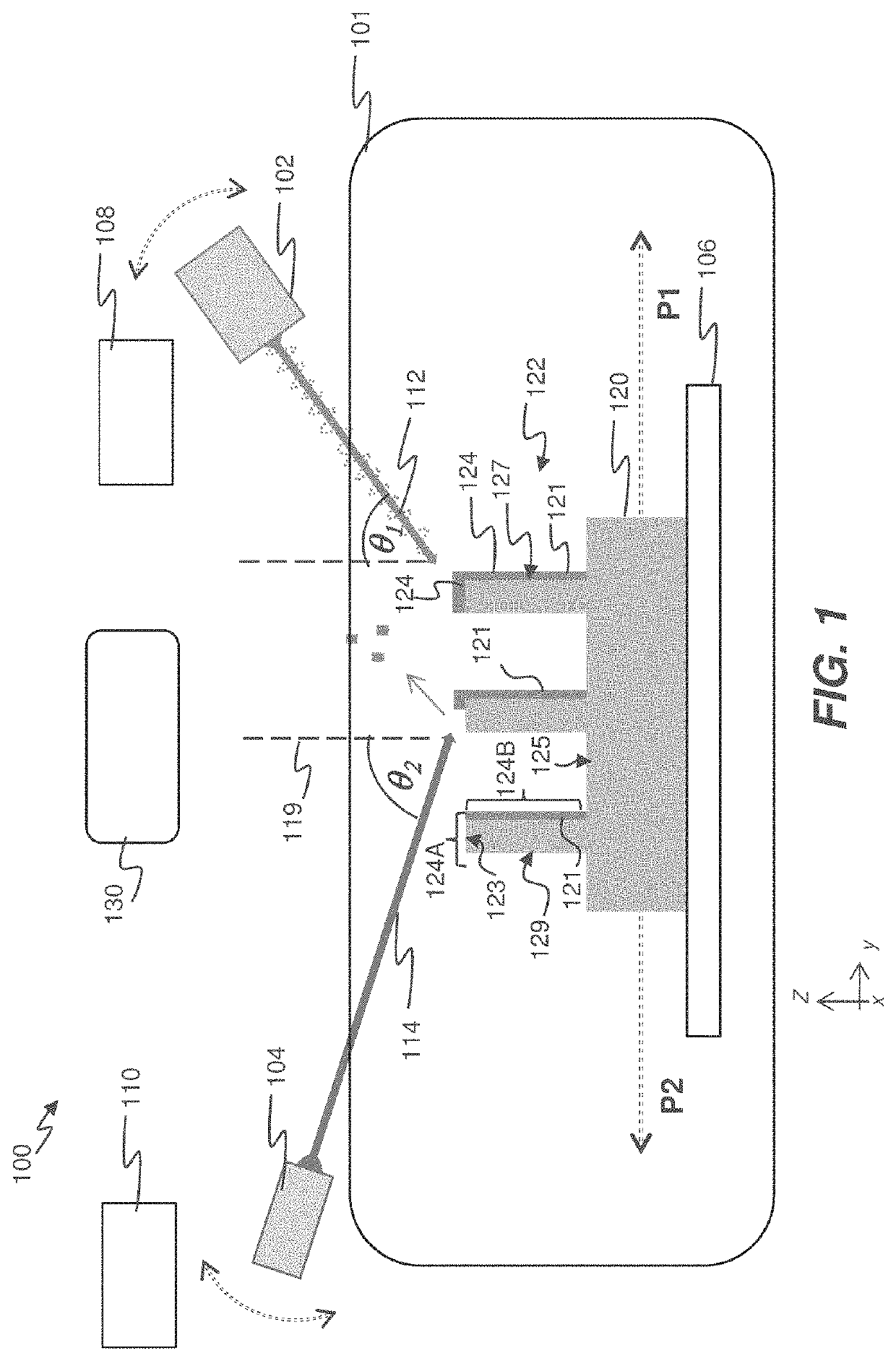 Techniques, system and apparatus for selective deposition of a layer using angled ions