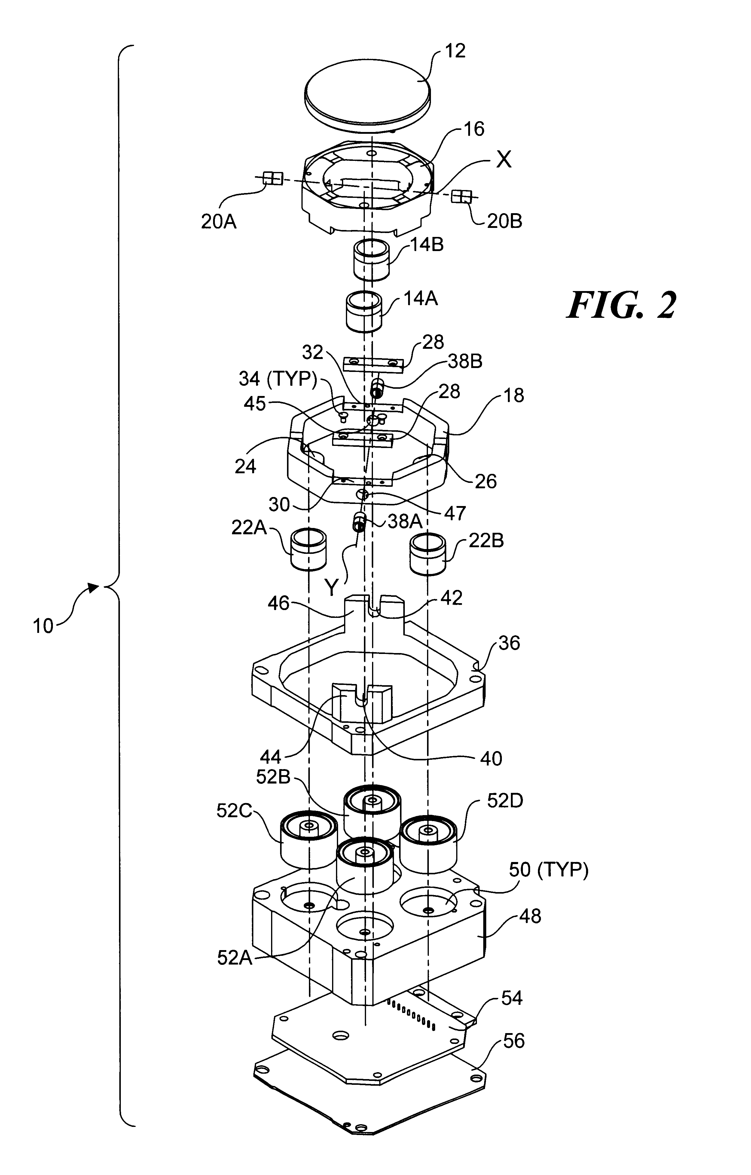 Fast steering mirror