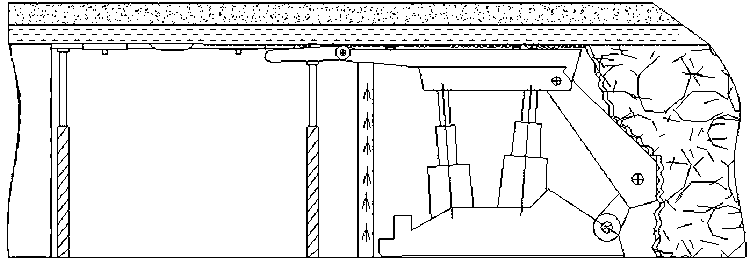 Mining stopping method for downwards mined underlying seams of coal seam group