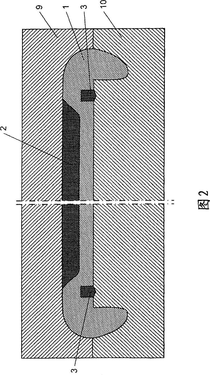 Method for producing a multilayered part