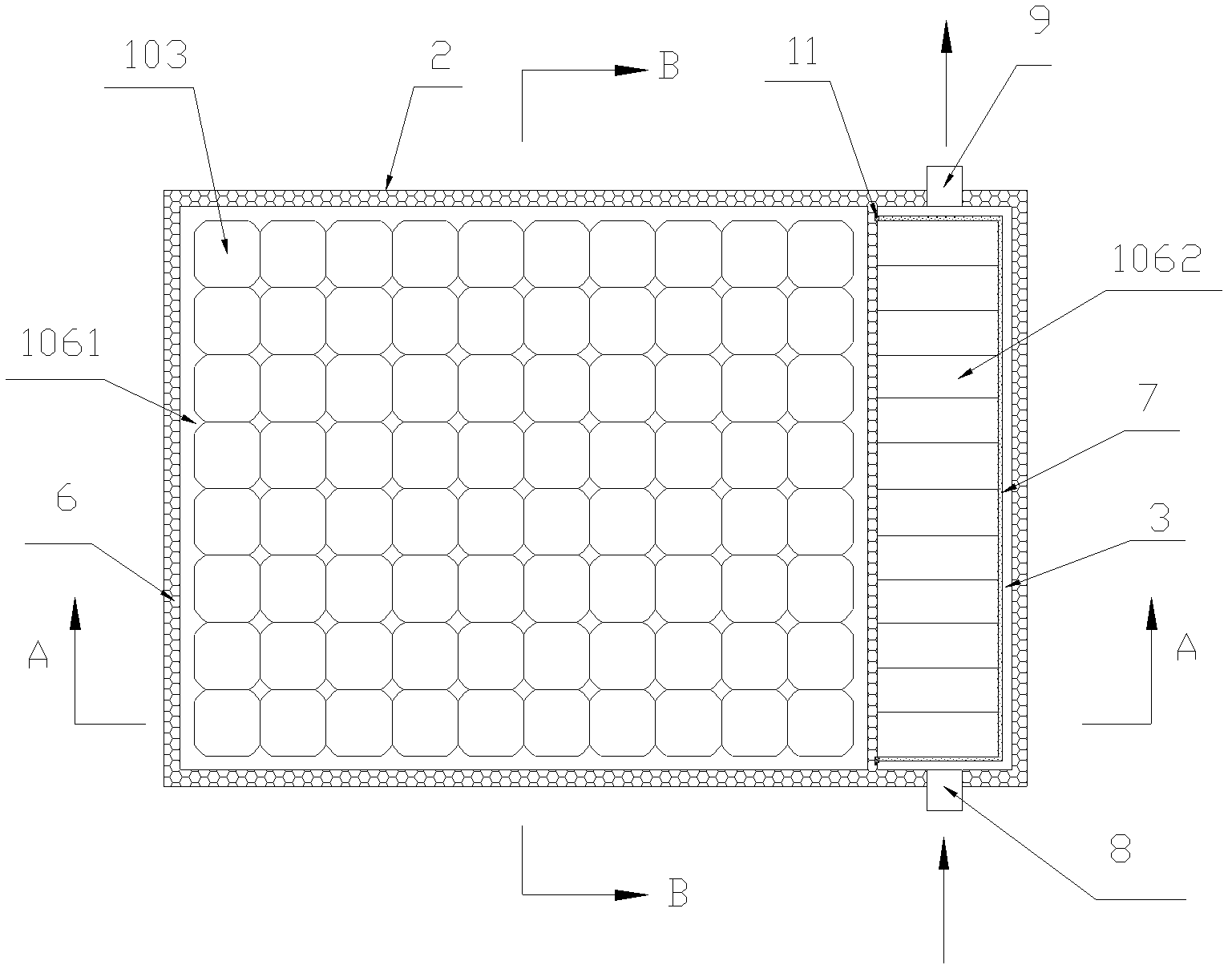 Plate heat tube type solar photovoltaic-photothermal composite heat collector and production process thereof