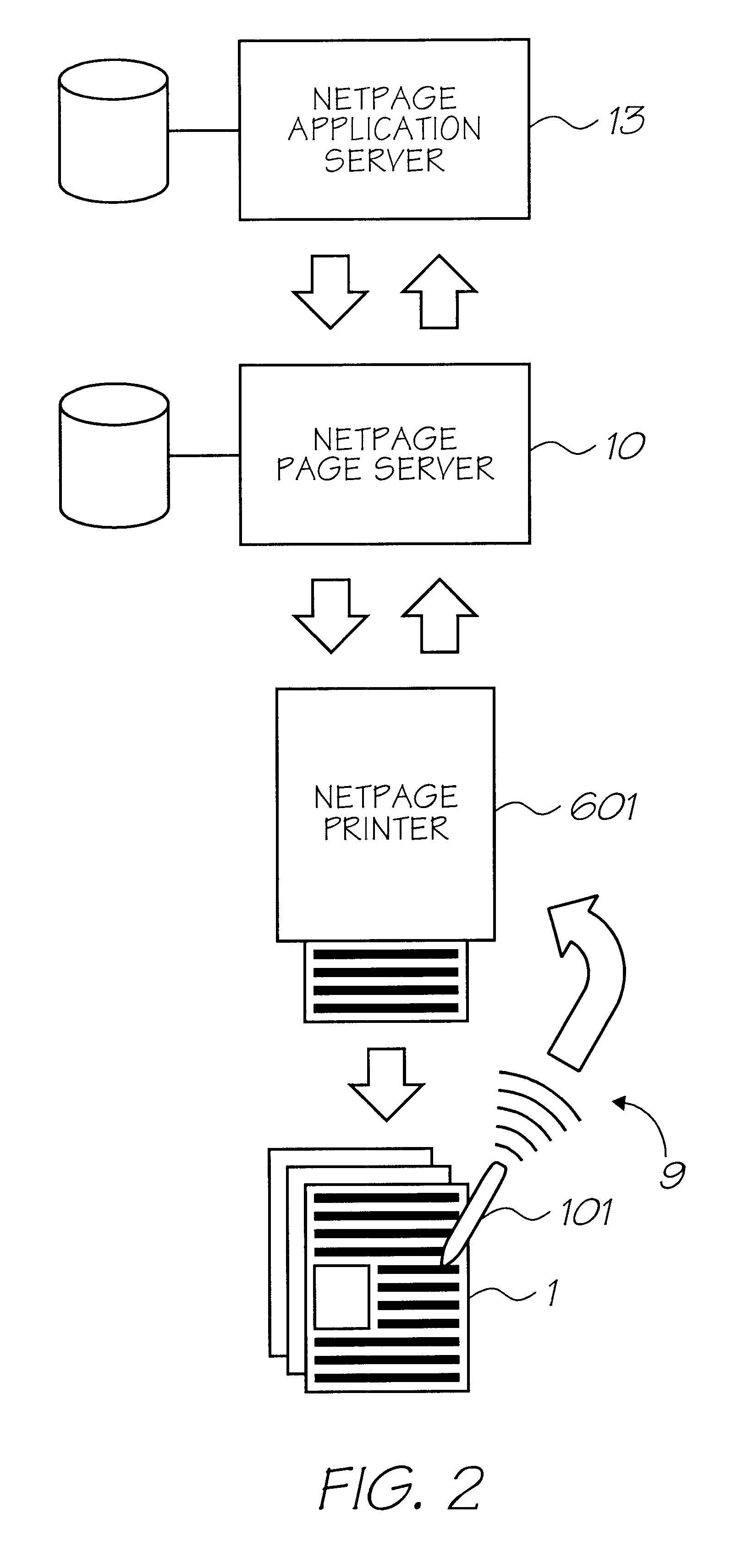 Sensing device with interchangeable nibs