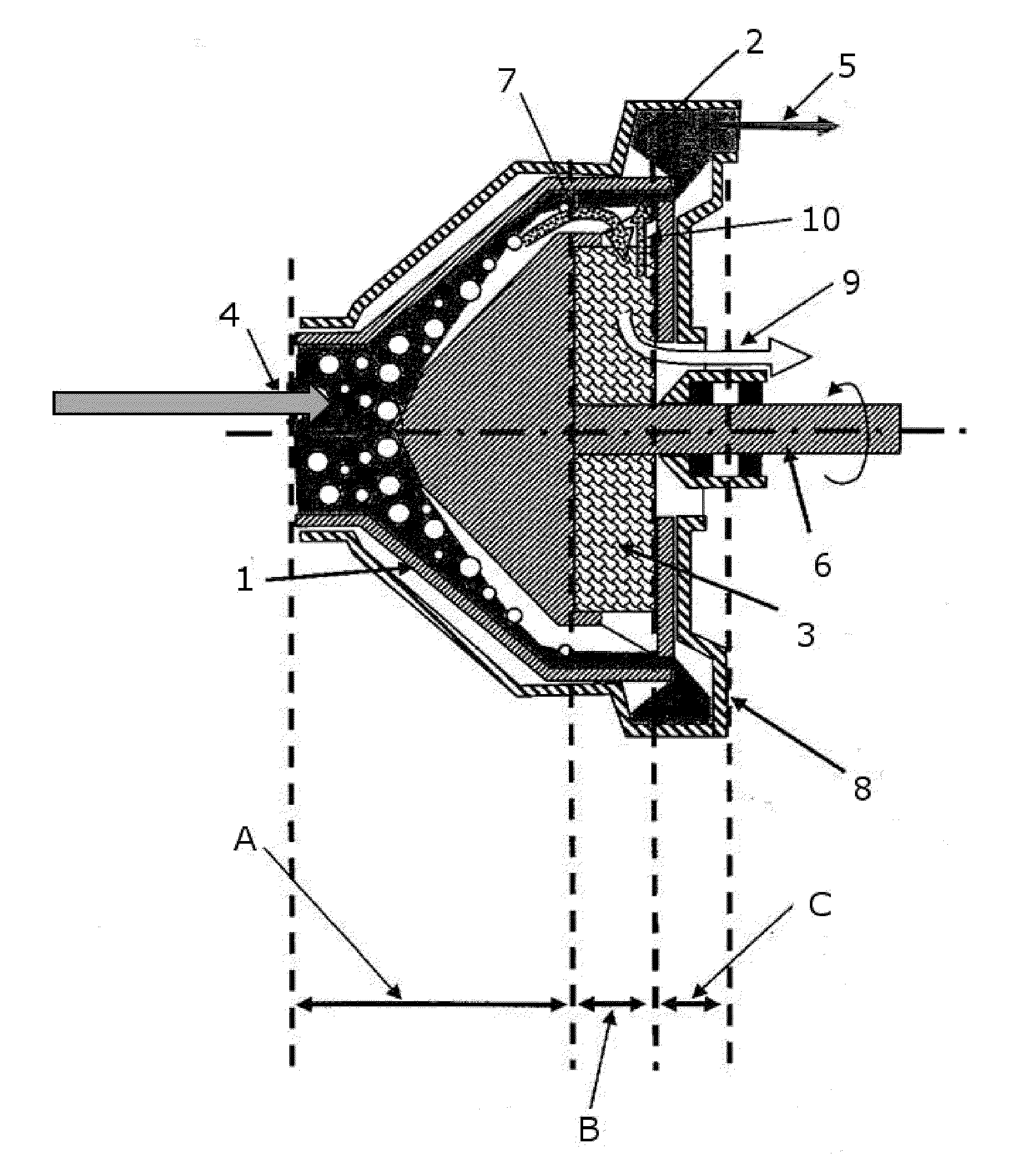 Combined Pumping And Separating Machine For The Oil Circuit Of A Turbojet