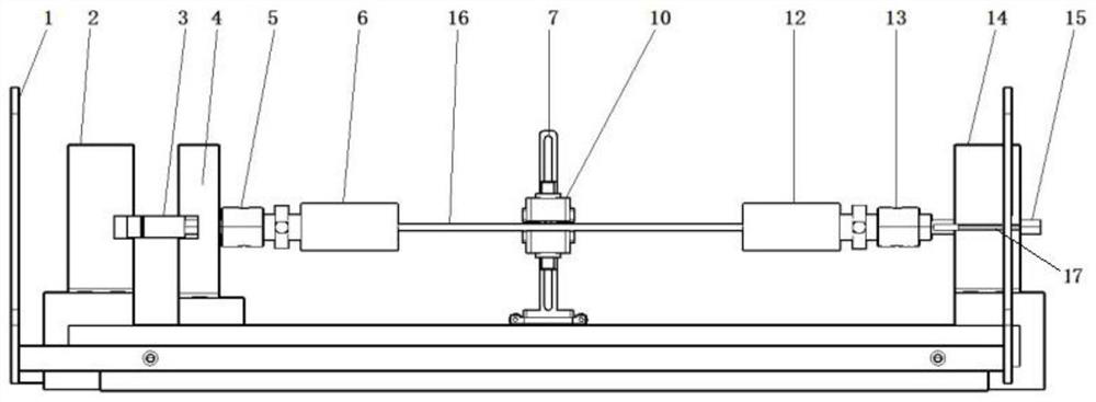 Steel wire damage detection experiment platform based on magnetic memory signal