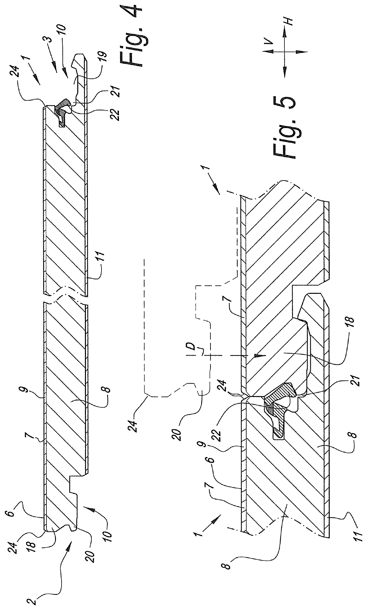 Method for manufacturing floor panels