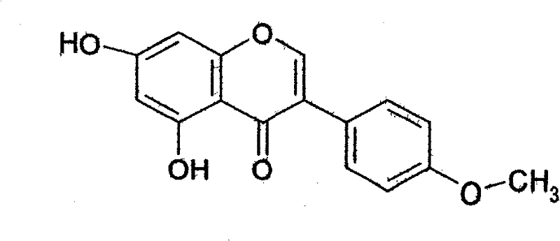 Extraction method of eriosema chinense isoflavoid compound