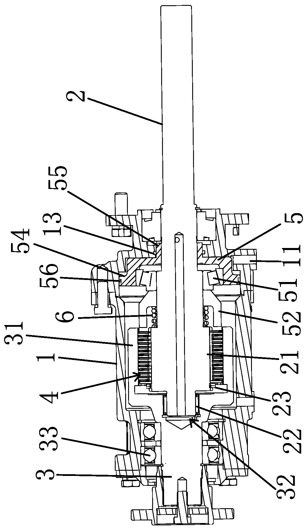 Direct-connected multi-piece friction power take-off