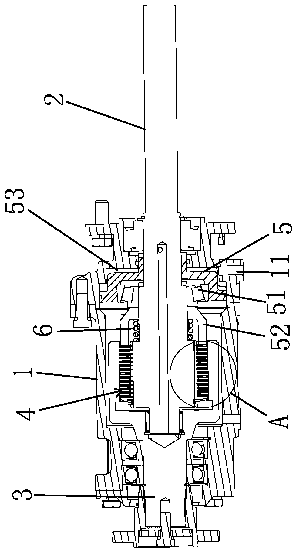 Direct-connected multi-piece friction power take-off