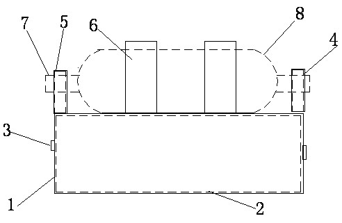 Clamping device applicable to plant layering
