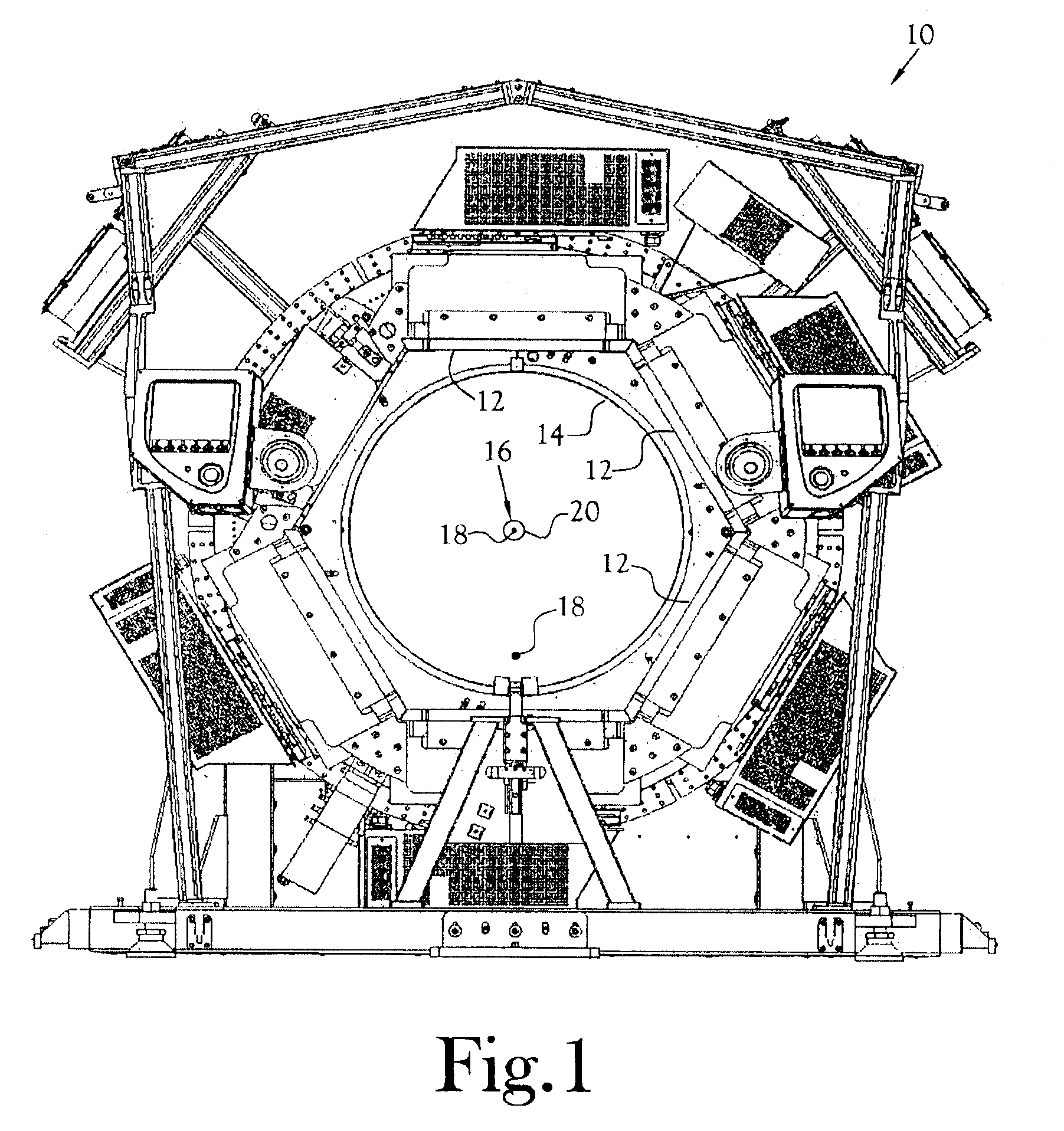Normalization apparatus for panel detector PET scanners