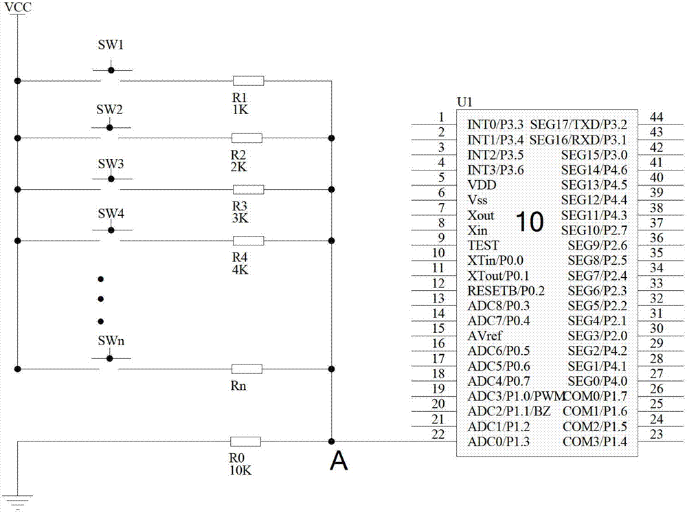 Key collection circuit