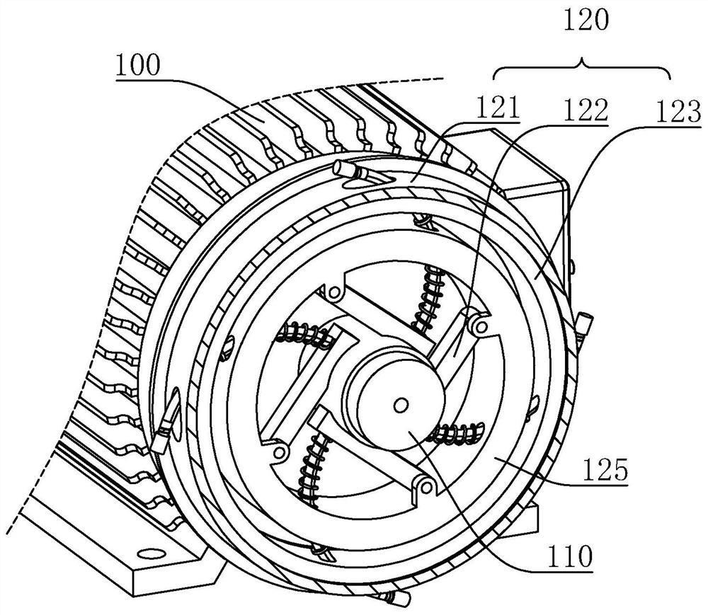 A motor with good braking effect