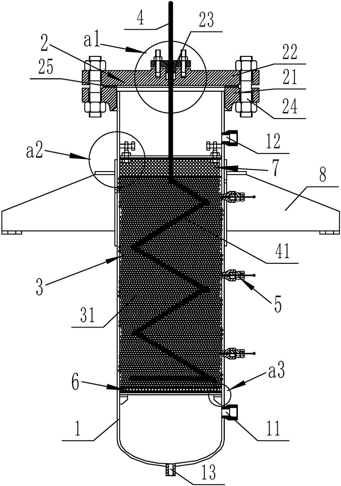 Compressed air purification system and using method thereof