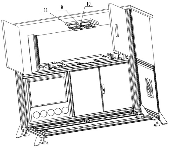 Circulating heat dissipation power distribution cabinet