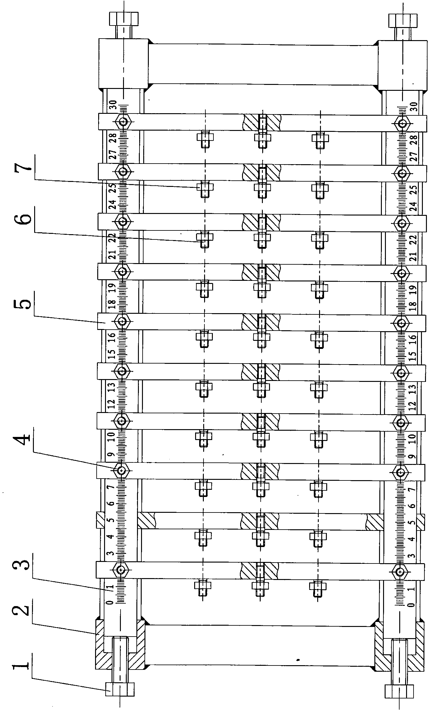 Template positioning apparatus and template positioning method