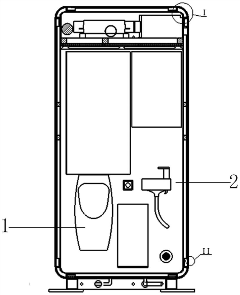 Modular miniature toilet