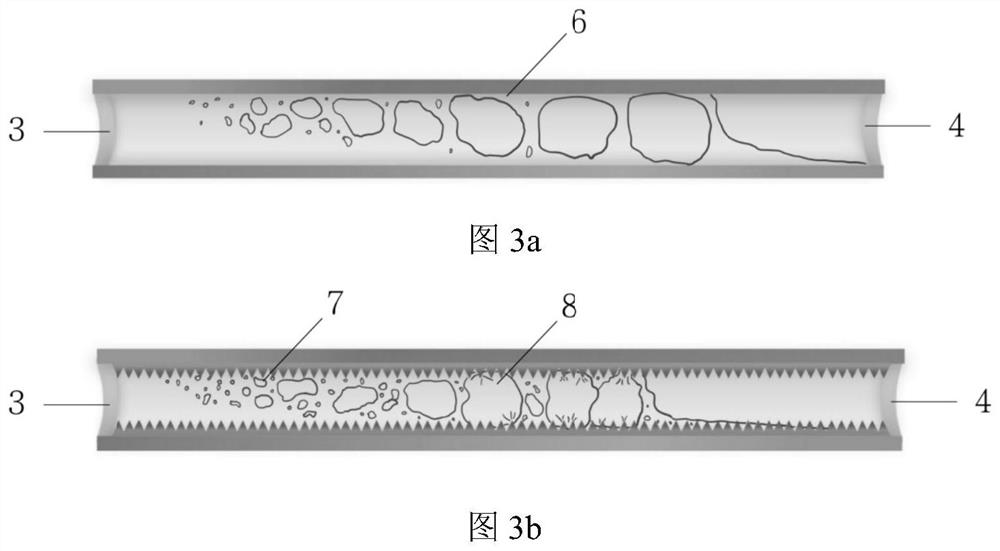 Segmented combined type inner finned tube device for strengthening flow boiling heat exchange