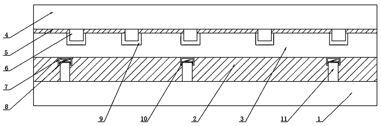 Composite flame retardant wood and production process thereof