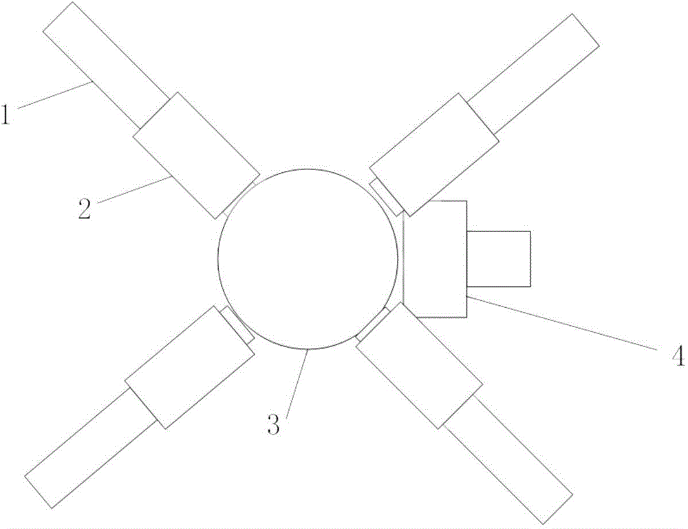 Special electrode for intermediate-frequency jamming electrical therapeutic apparatus