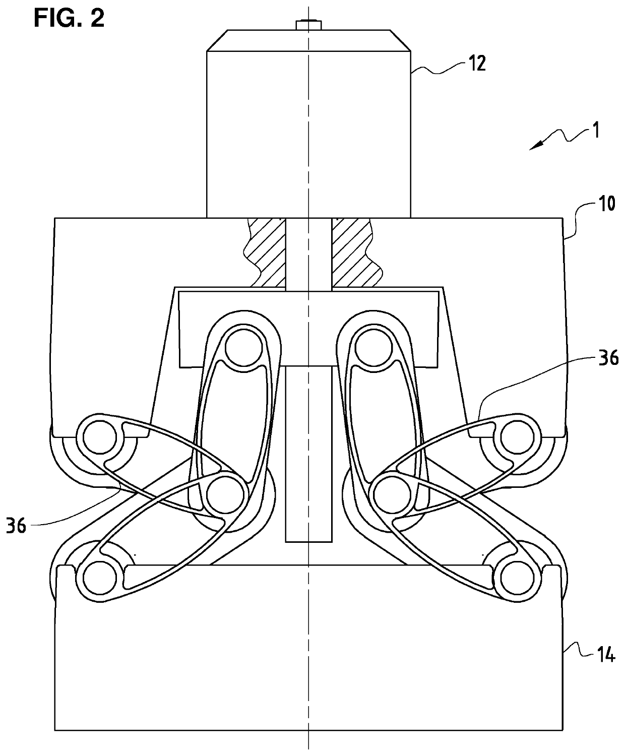 Powder press having toggle lever drive and electric drive