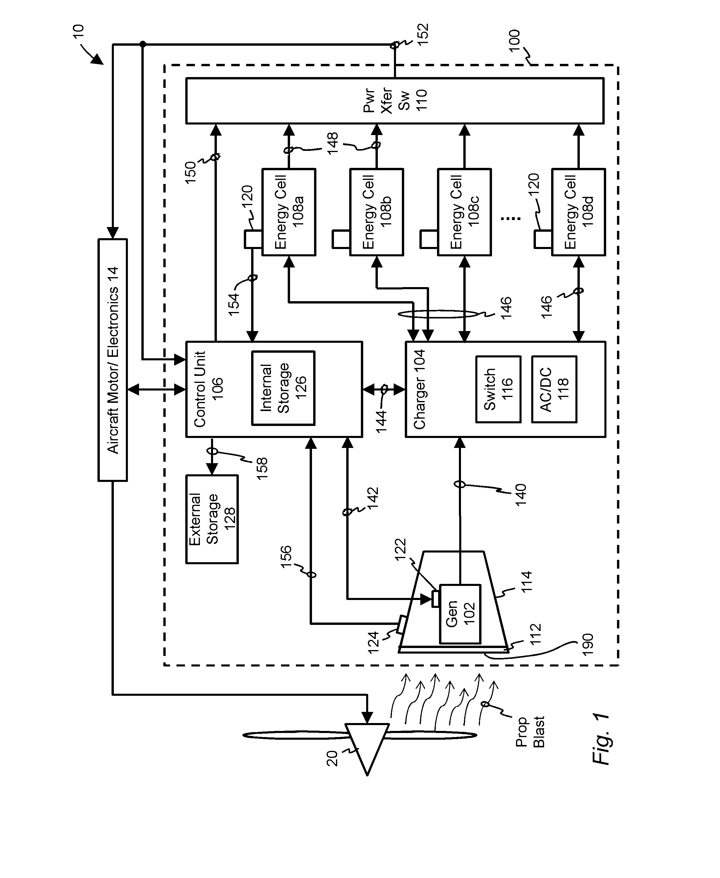 Energy Cell Regenerative System For Electrically Powered Aircraft