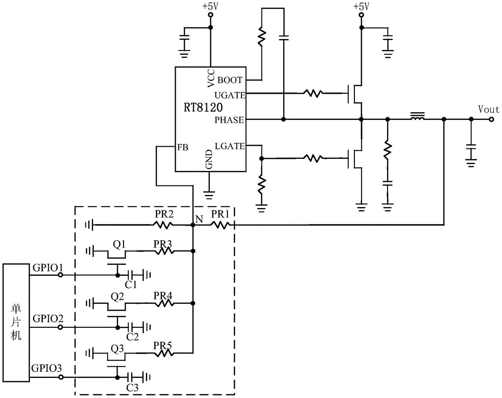 Power module and output voltage regulating method thereof