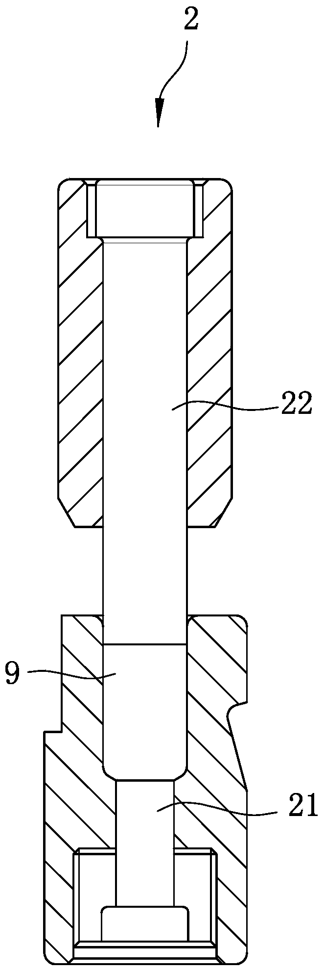Forming method and device for male coupling part of universal joint