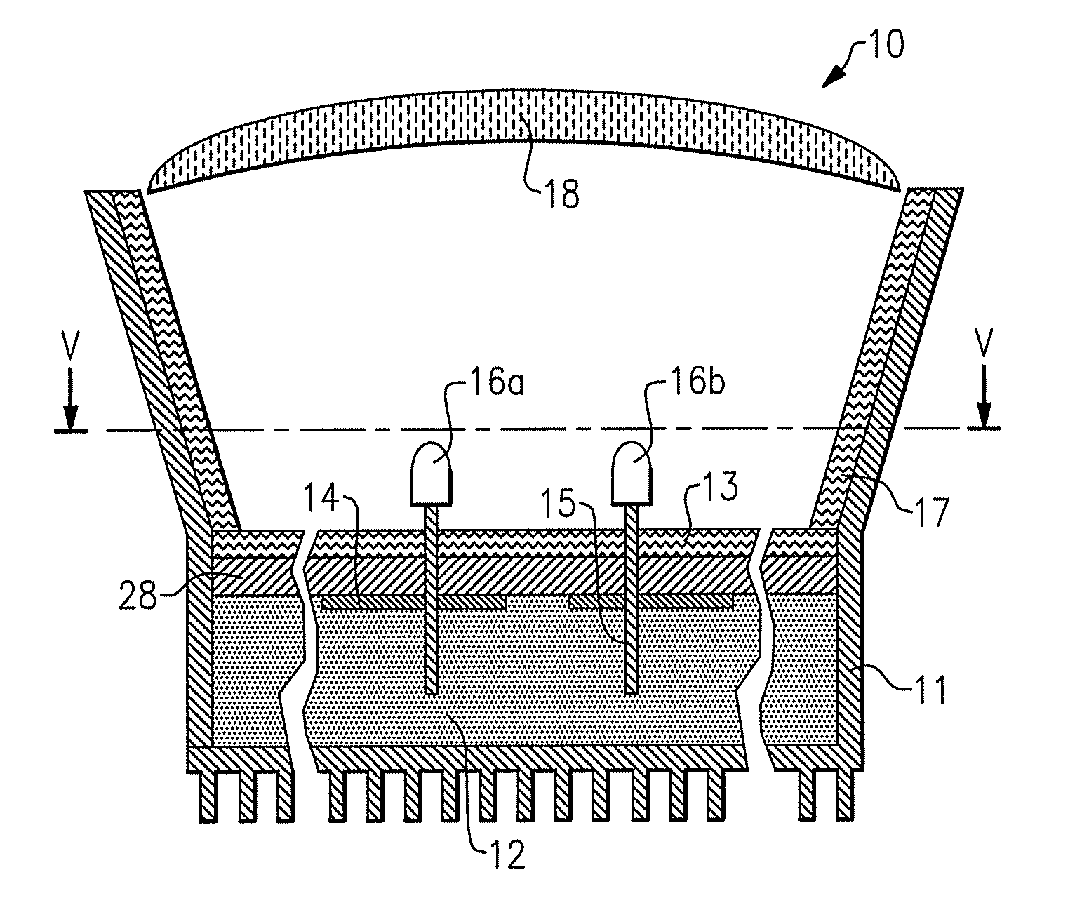 High efficiency lighting device including one or more solid state light emitters, and method of lighting